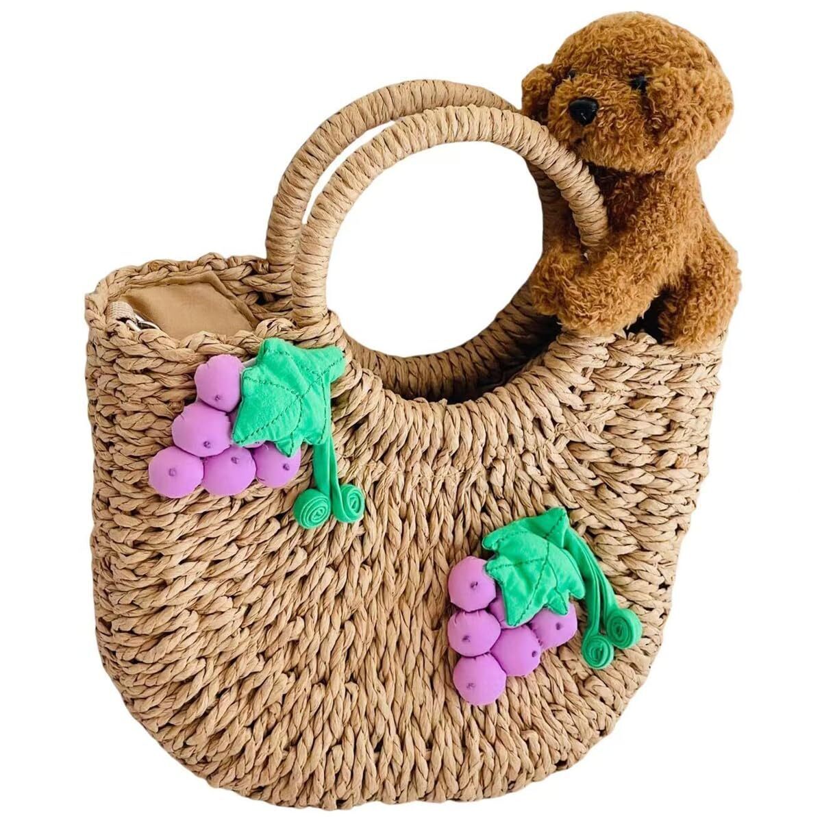 5672 Straw Beach Handbag Shoulder Handbags Tote Bags For Summer Clutch